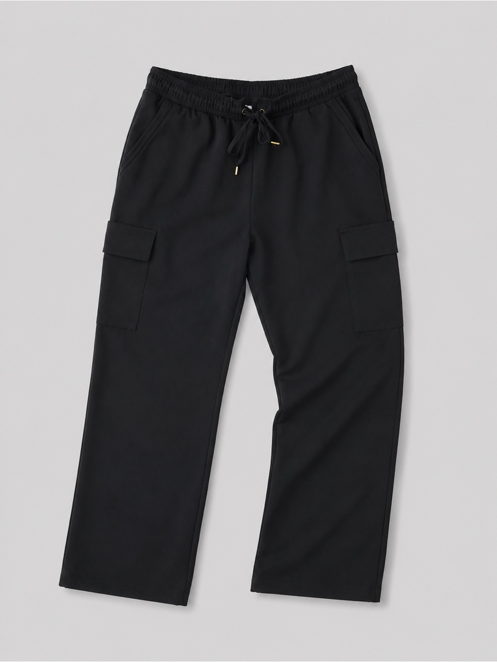 Counterparts Black Cargo Dressy  with Drawstring Waist